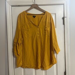 Torrid Harper 3/4 Sleeve Pullover Tunic Top